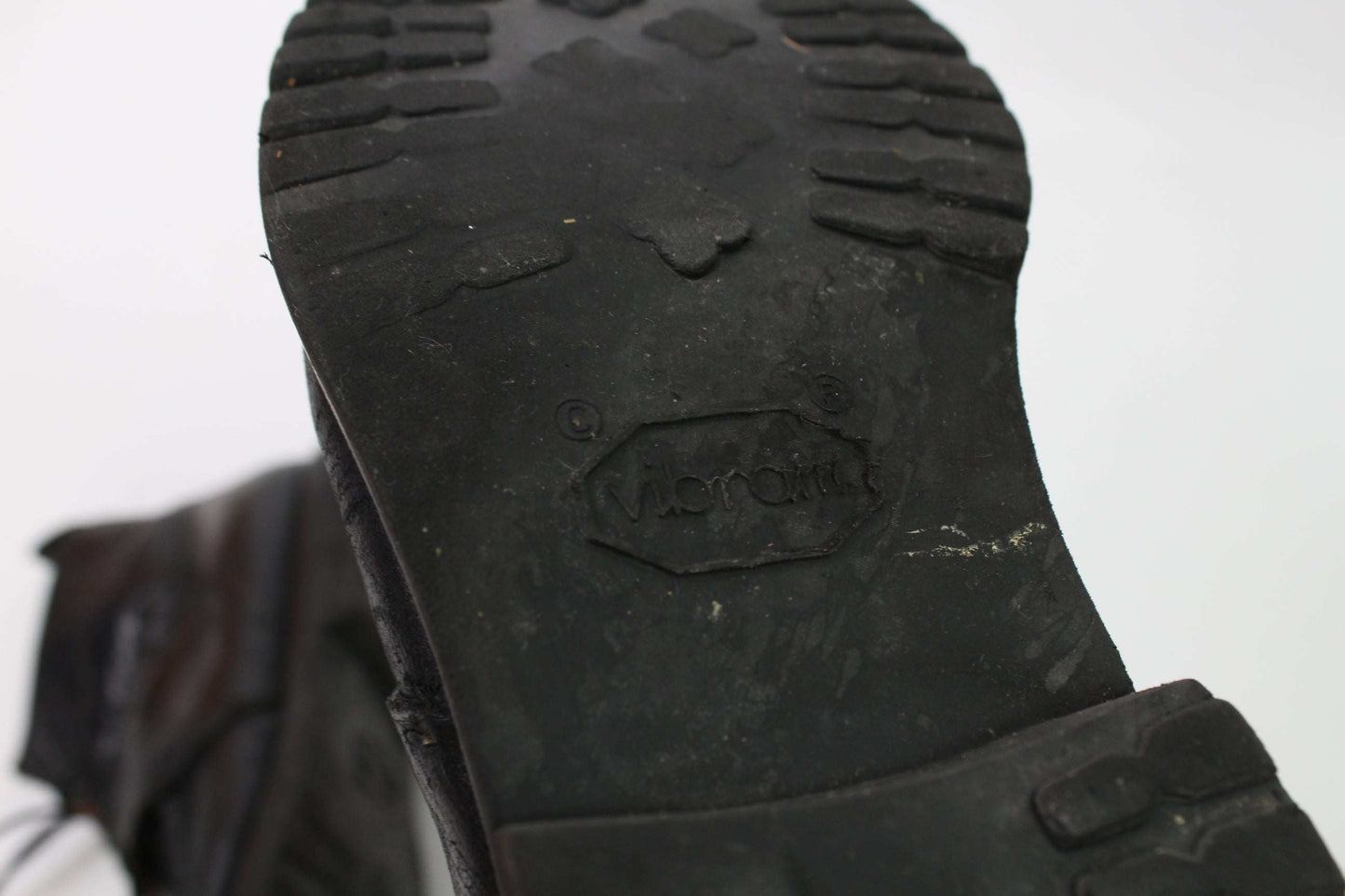 ISSEY MYIAKE black leather boots, 90s vintage, size 42-43, gray color.