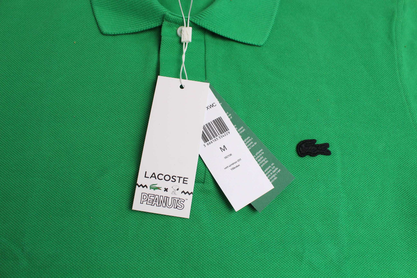 LACOSTE x Peanuts Shirt Green | LAYZSSHOP | Lacoste Vintage