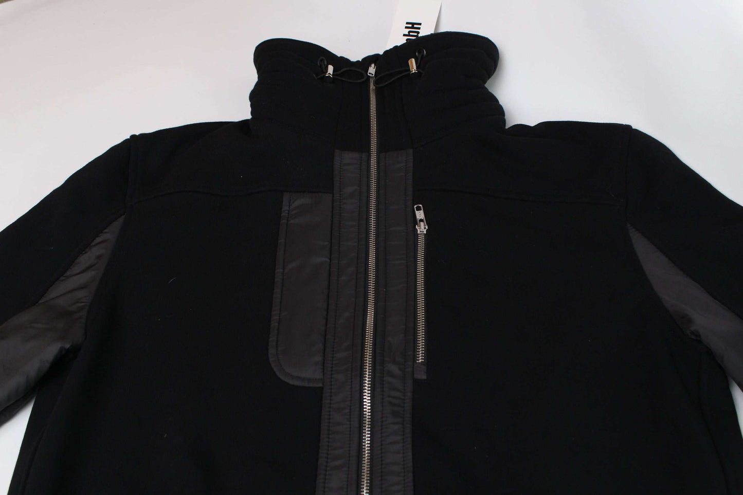 GmbH Jacket Black Aw21, Size L, fleece and nylon, 8/10 condition, black color.