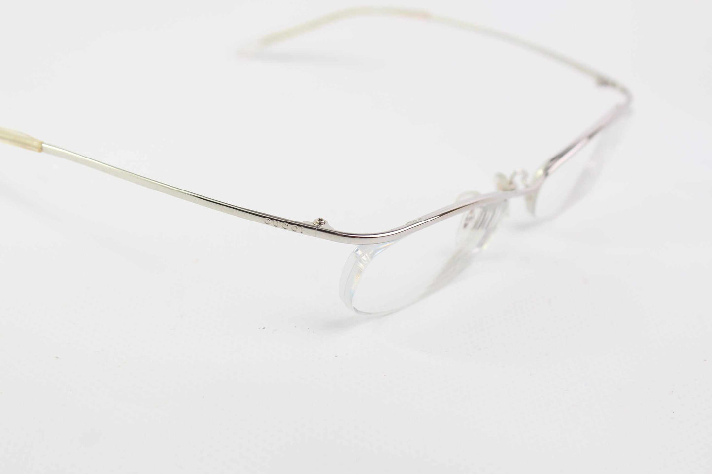 GUCCI glasses Japan, clear frames, onesize, 8/10 condition, made in Japan.