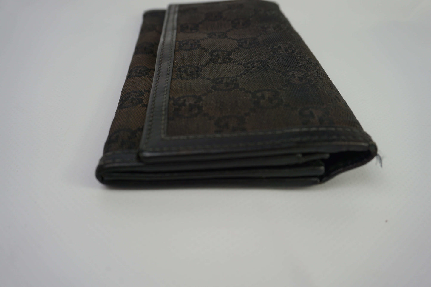 GUCCI Longwallet Black, 21x10cm, fabric material, condition 6-7/10.