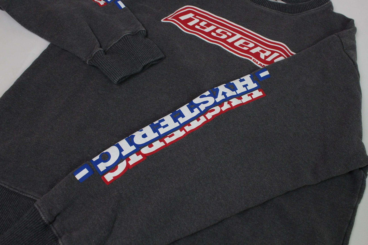 HYSTERIC GLAMOUR grey sweater, size M, 100% cotton.