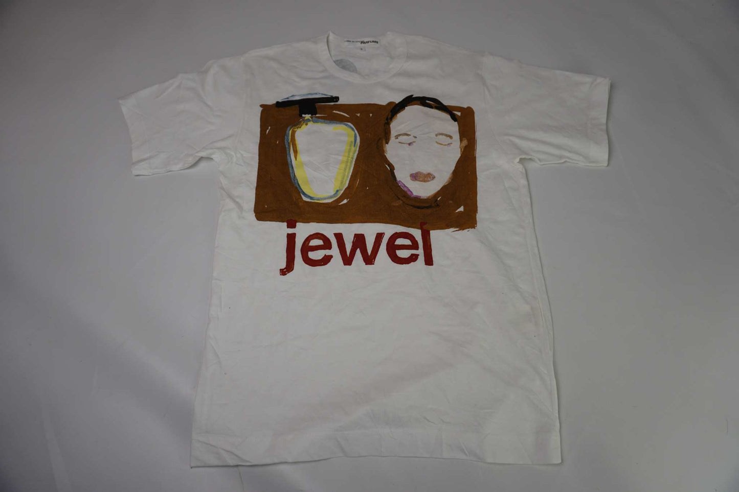 COMME DES GARÇONS Shirt „jewel“ with graphic print, size S, condition 8/10.