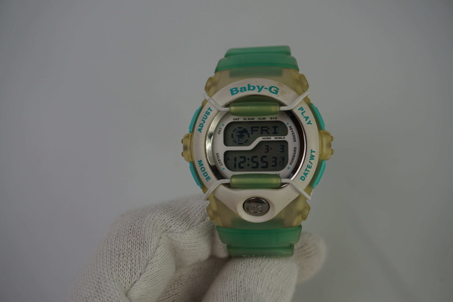 CASIO Baby-G “Tripper” pink and white adjustable watch, condition 8/10, fully functional.