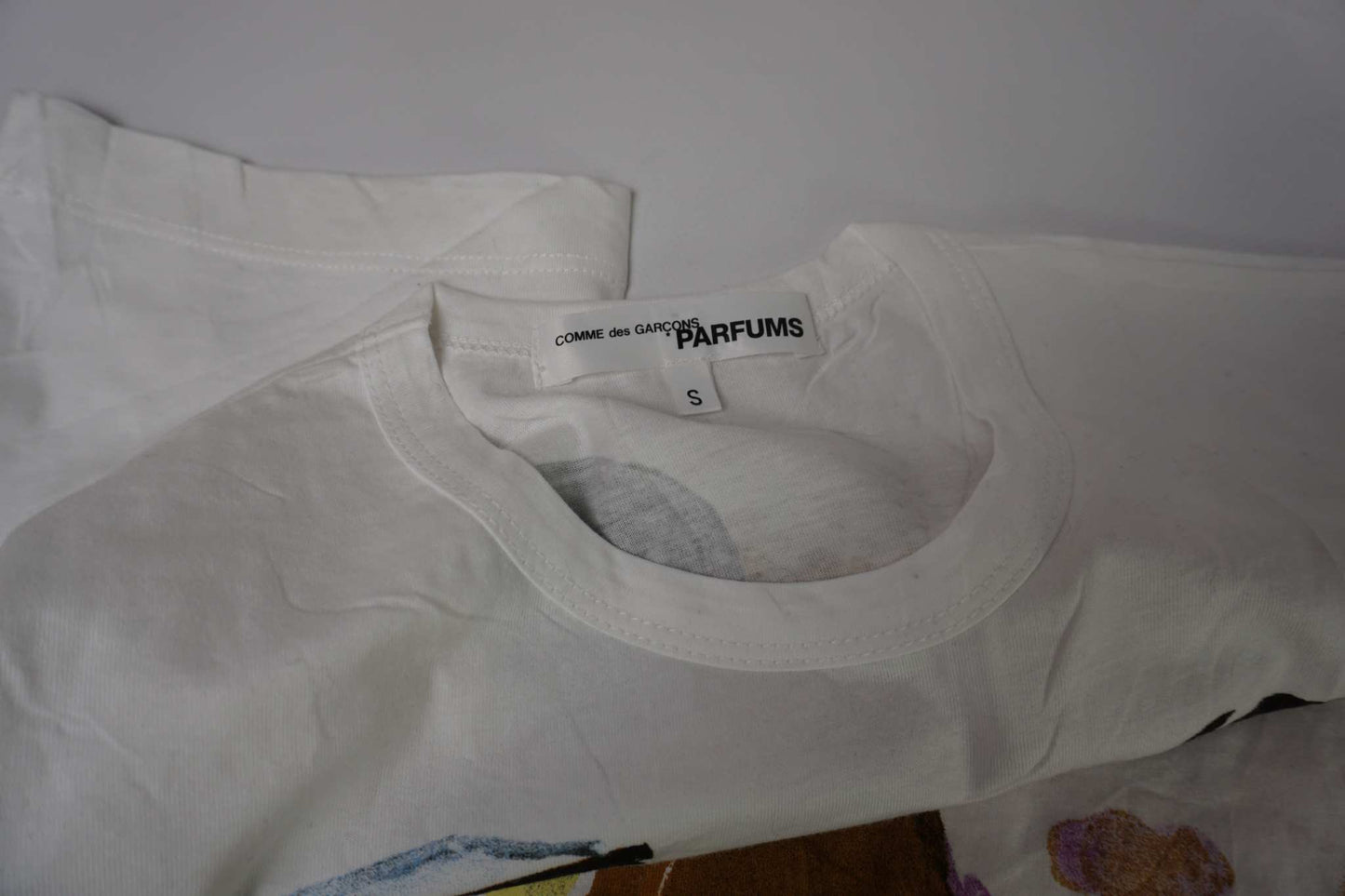 COMME DES GARÇONS Shirt „jewel“, size S, white, condition 8/10.