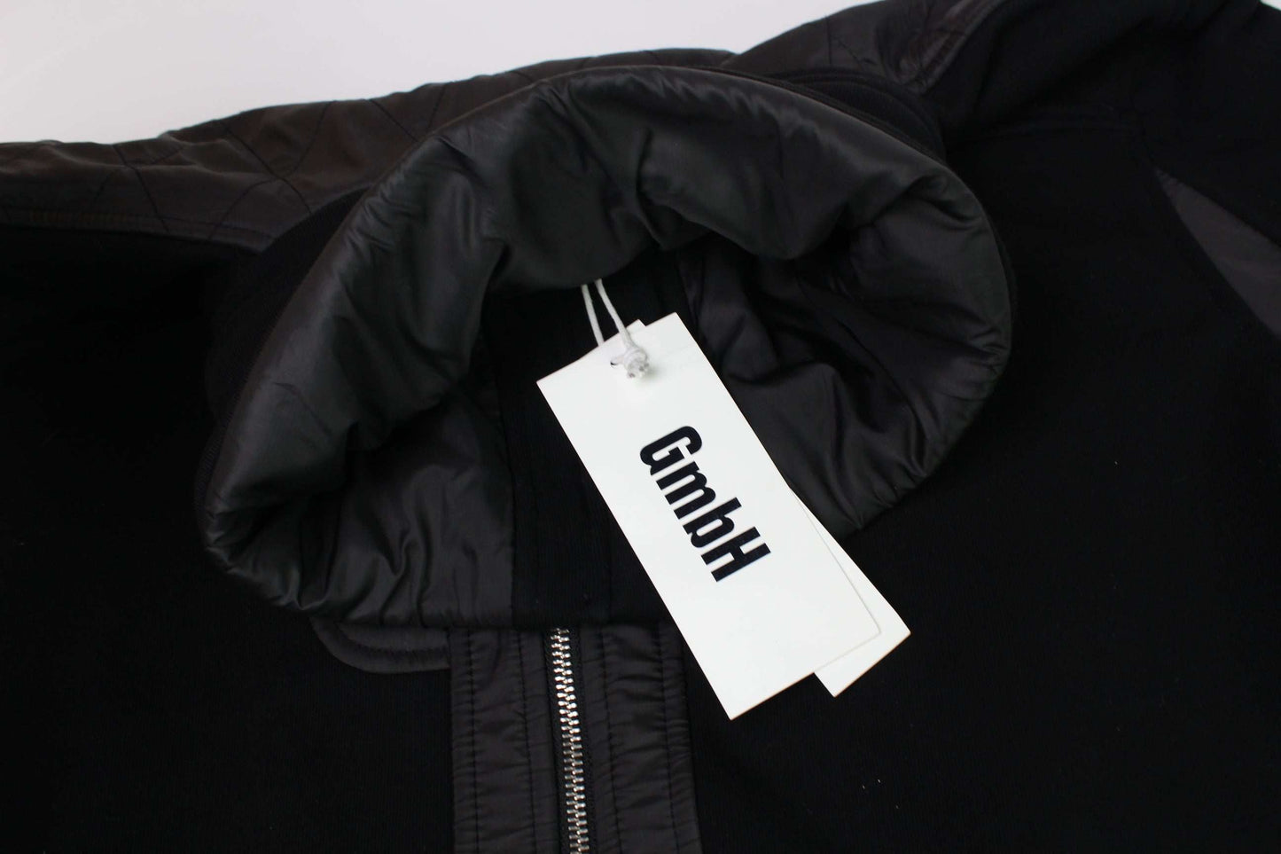 GmbH Jacket Black Aw21, size L, fleece and nylon material, 8/10 condition.