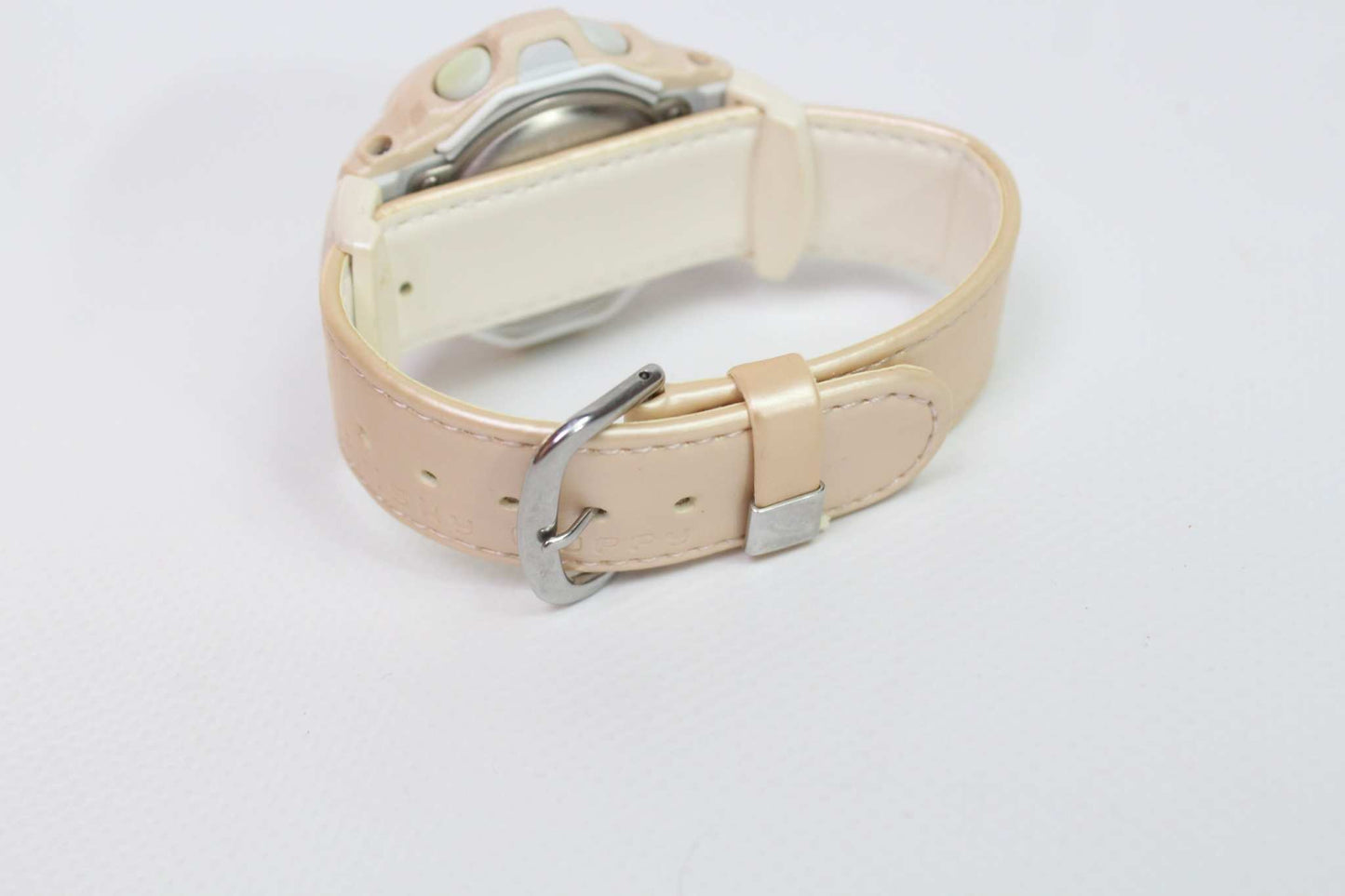 BABY-G Shock Rosa watch with pink strap, suitable for larger wrists, condition 7/10.