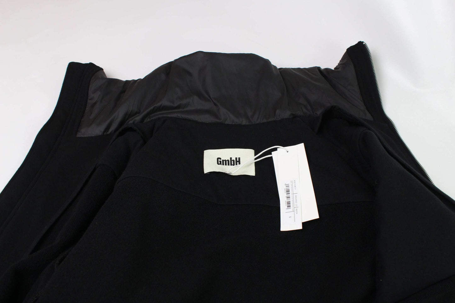 GmbH Jacket Black AW21, size L, fleece and nylon, condition 8/10.