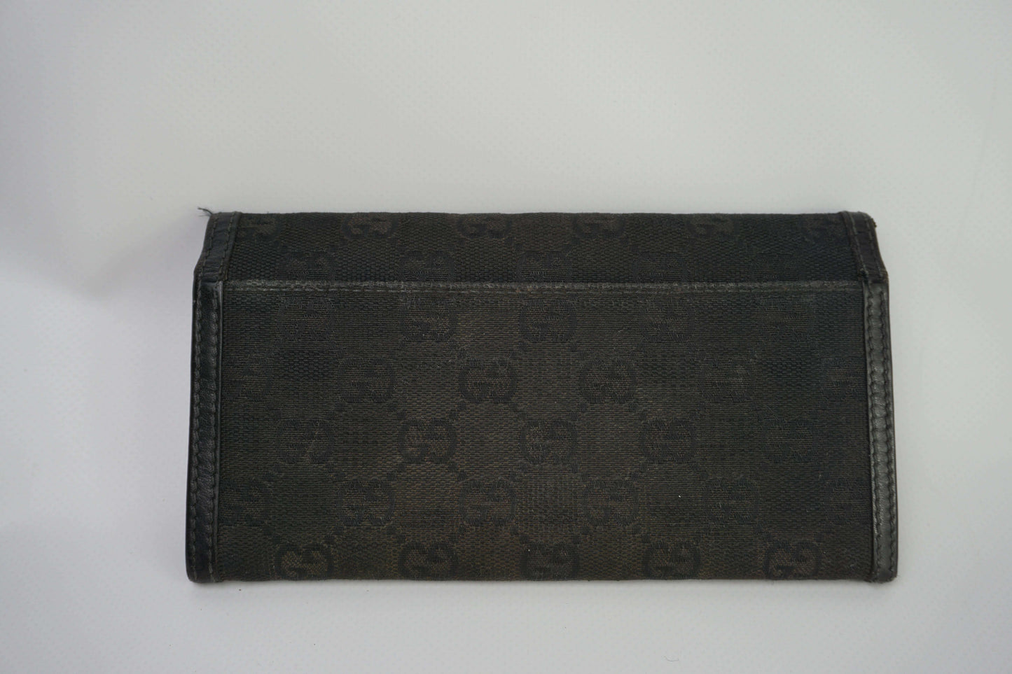 GUCCI Longwallet Black, size 21x10cm, schwarz fabric, condition 6-7/10.