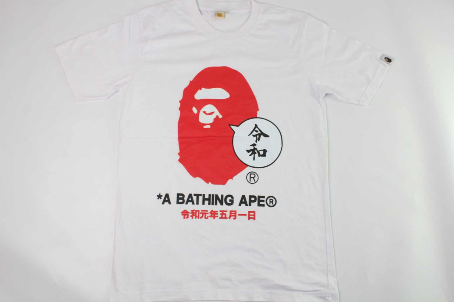 BAPE Heiwa Ape Head Tee RedBAPE Heiwa Ape Head Tee Red | LAYZSSHOP | Bape