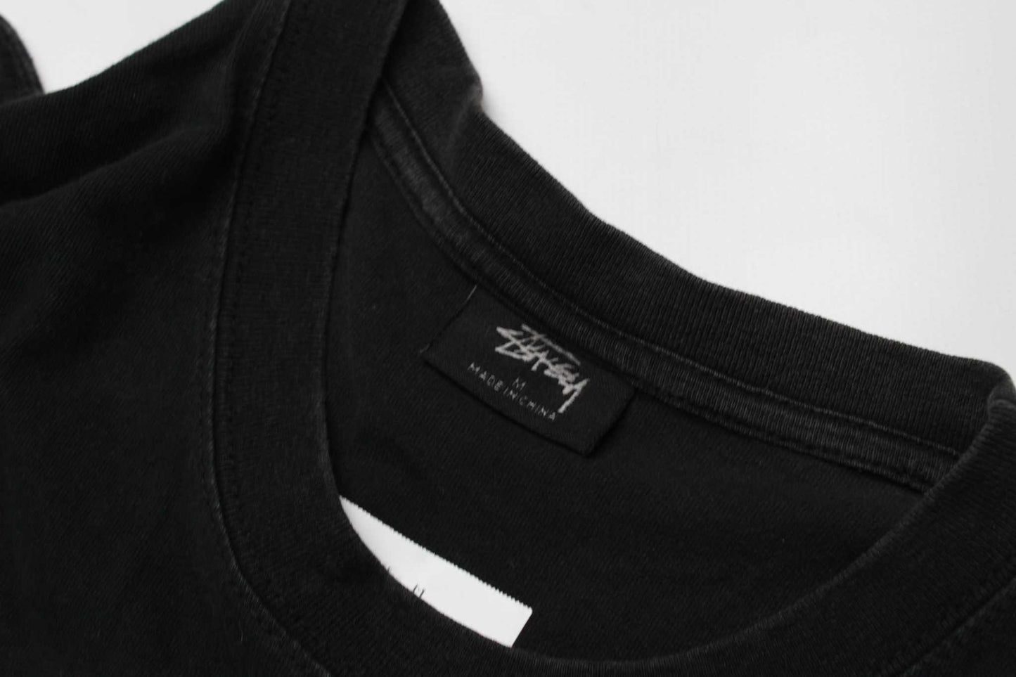STÜSSY Stripes Pigment Black 90‘STÜSSY Stripes Pigment Black 90‘s | LAYZSSHOP | Stüssy