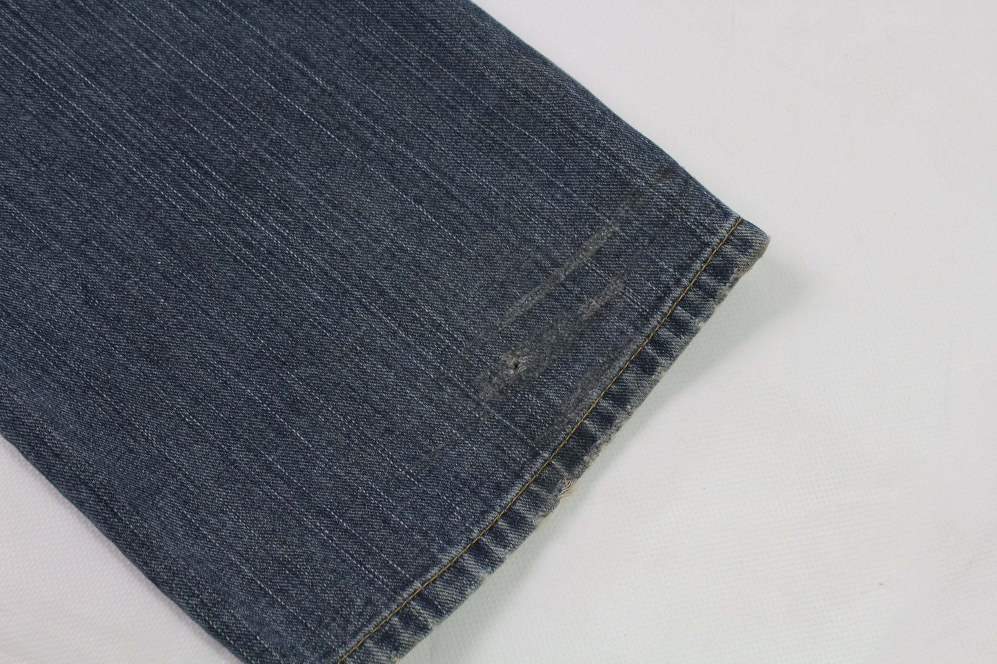 URBAN FIBER Embroidery Denim, blue baggy jeans, size 4, 100% cotton.