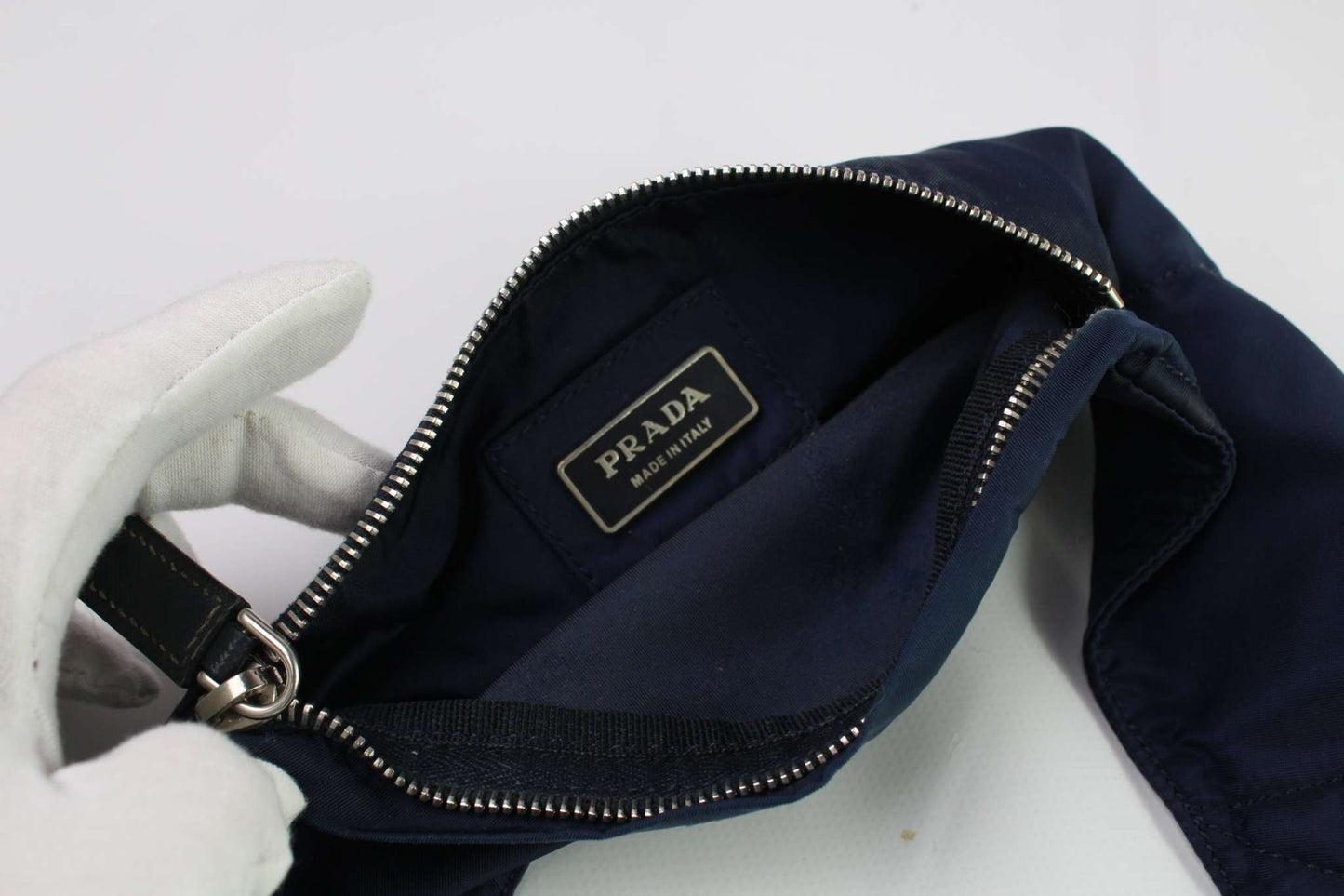 PRADA Waistbag Blue | LAYZSSHOP | Prada Vintage