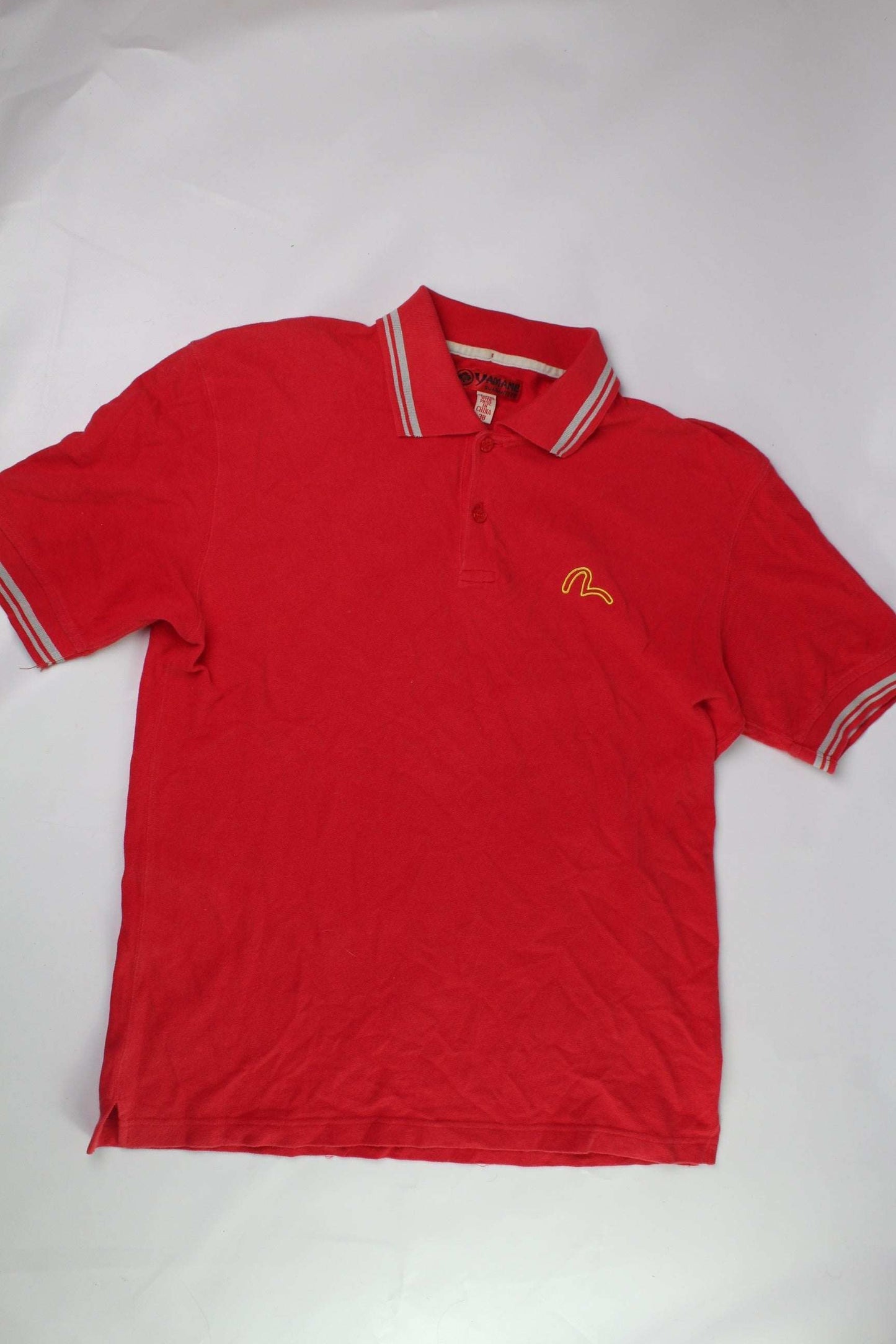 Red EVISU Polo shirt, size M, 100% cotton, in 8/10 condition.