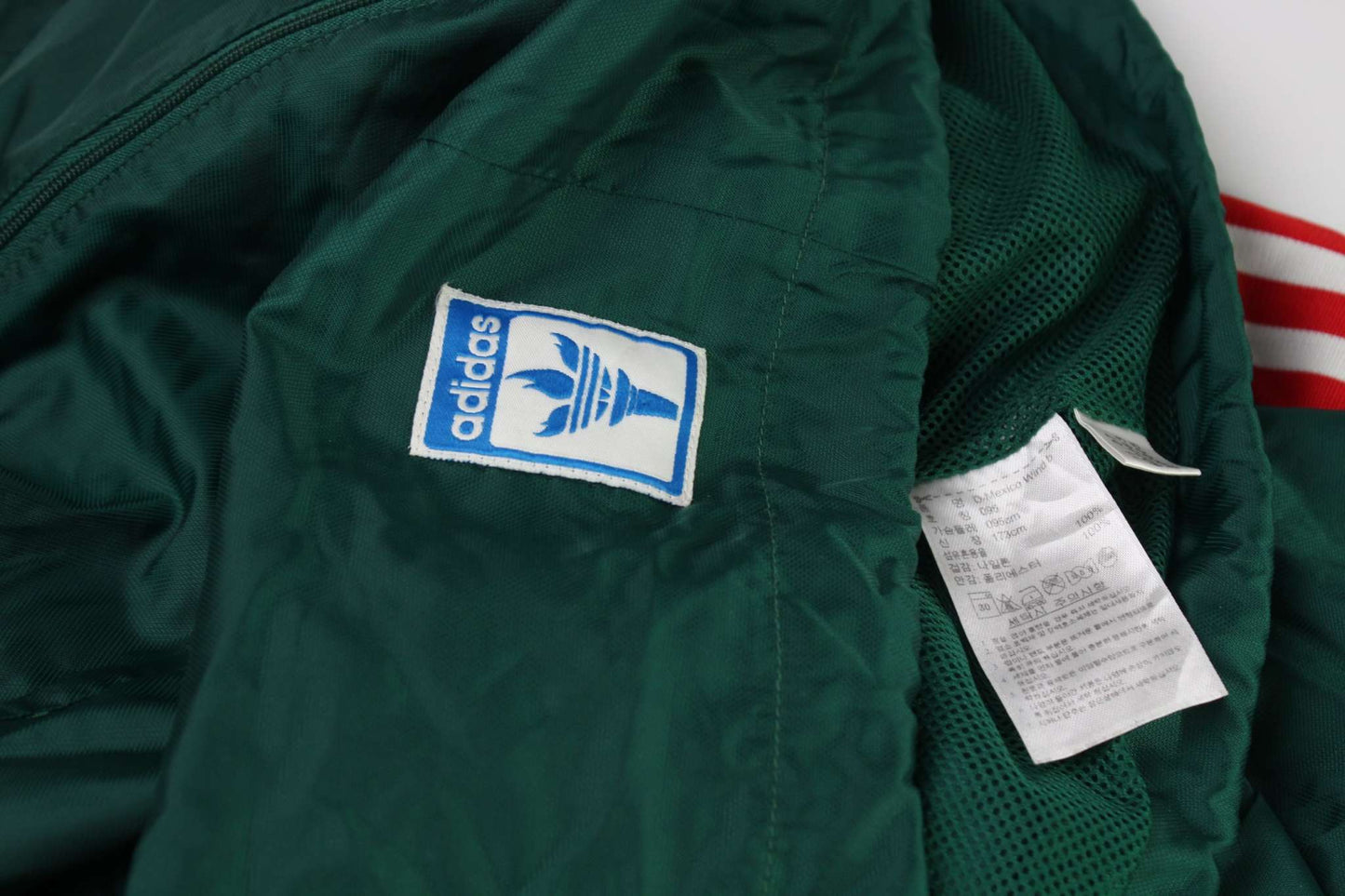 ADIDAS Mexico Track-Jacket Green, size L, polyester, green color, used condition 8/10.