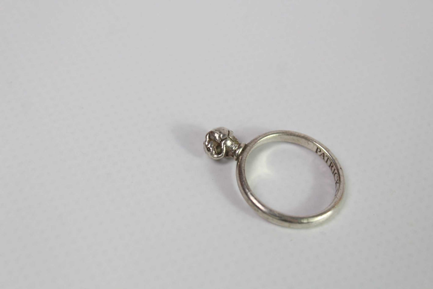 PATRICK MAVROS 925S silver ring, condition 8/10, with unique design.