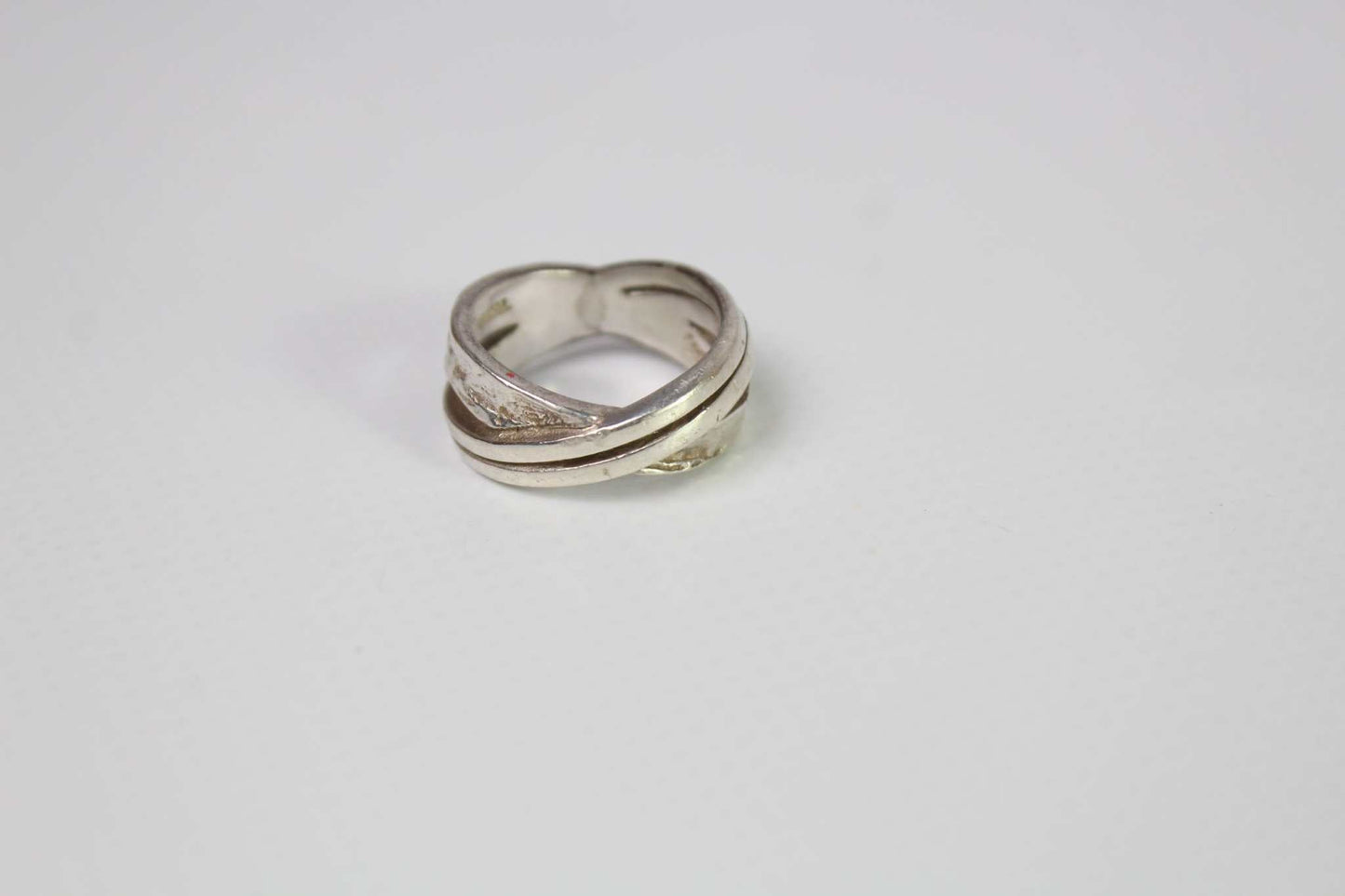 Vintage Ring 925S, silver, XS size, with minor flaws.