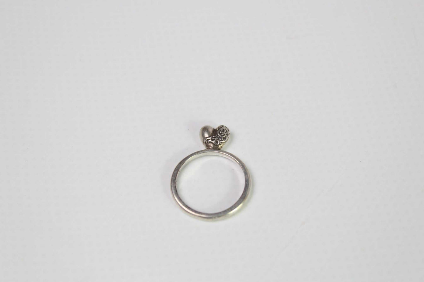Chrome Hearts 925S silver heart ring in excellent condition.