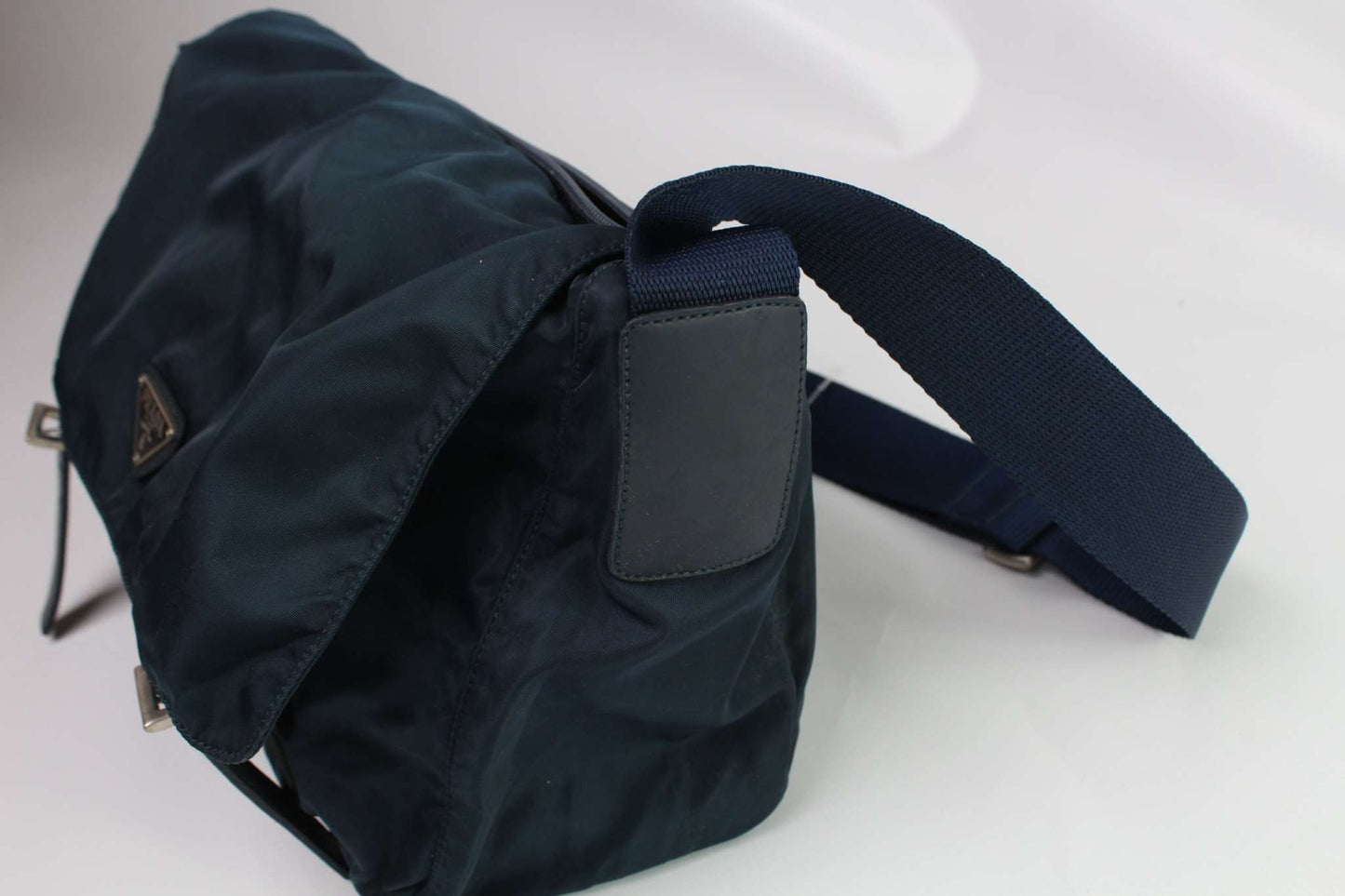 PRADA Messenger Bag Double Strap BluePRADA Messenger Bag Double Strap Blue | LAYZSSHOP | Prada