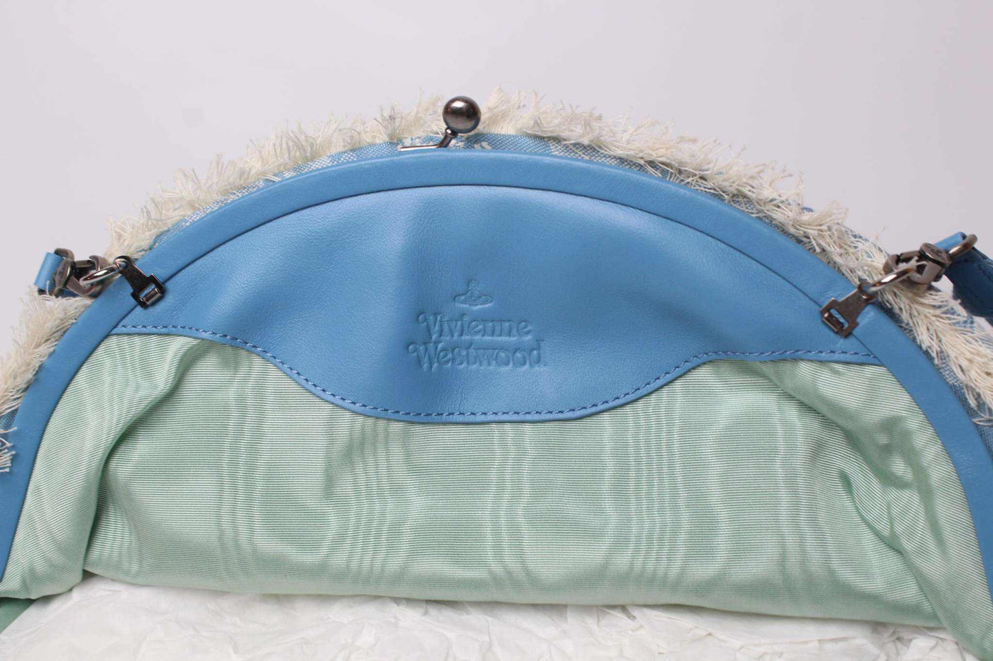 VIVIENNE WESTWOOD Victoria Frame - Clutch - Babyblue