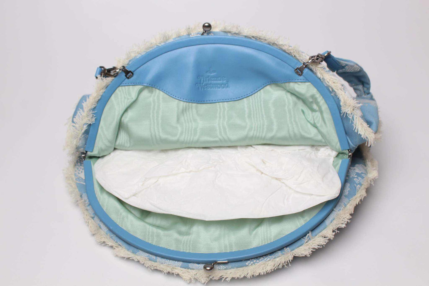 VIVIENNE WESTWOOD Victoria Frame - Clutch - Babyblue