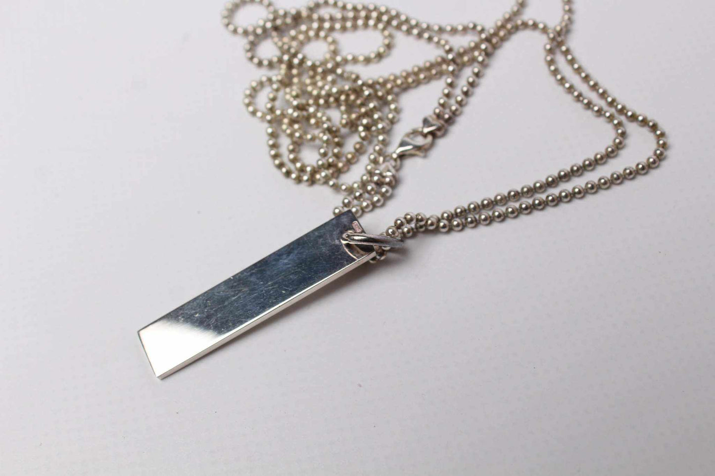 GUCCI S925 Ingot Necklace | LAYZSSHOP | Gucci Vintage
