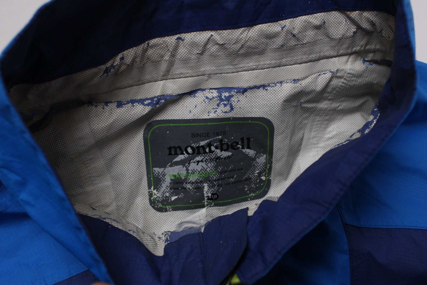 MONT BELL Blue Rainjacket | LAYZSSHOP | Mont Bell