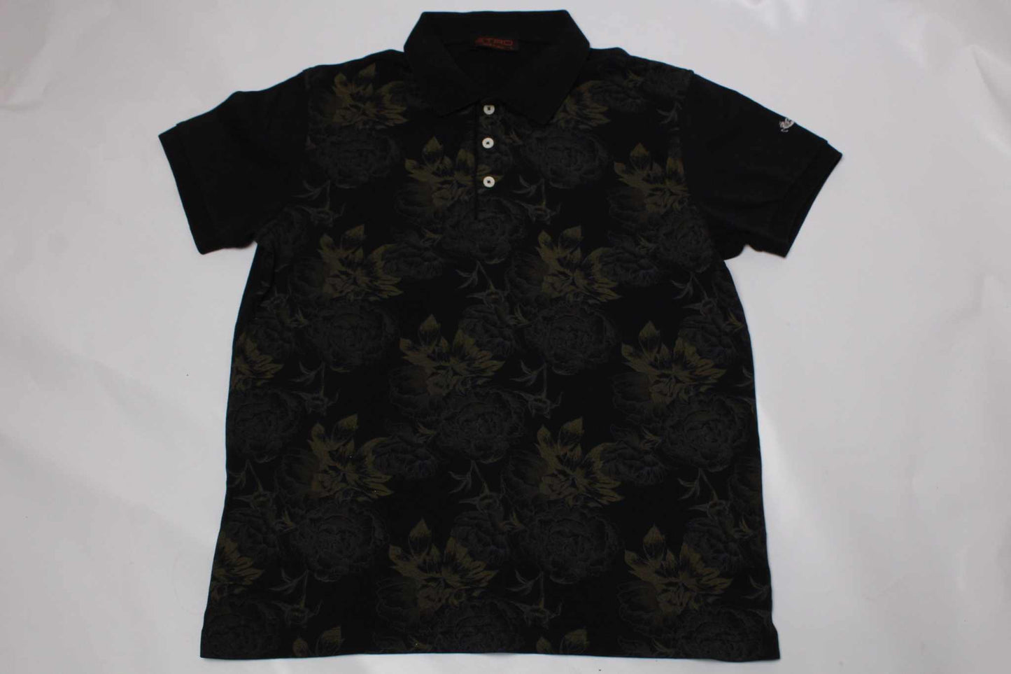ETRO "Flower" Polo Black | LAYZSSHOP | Etro