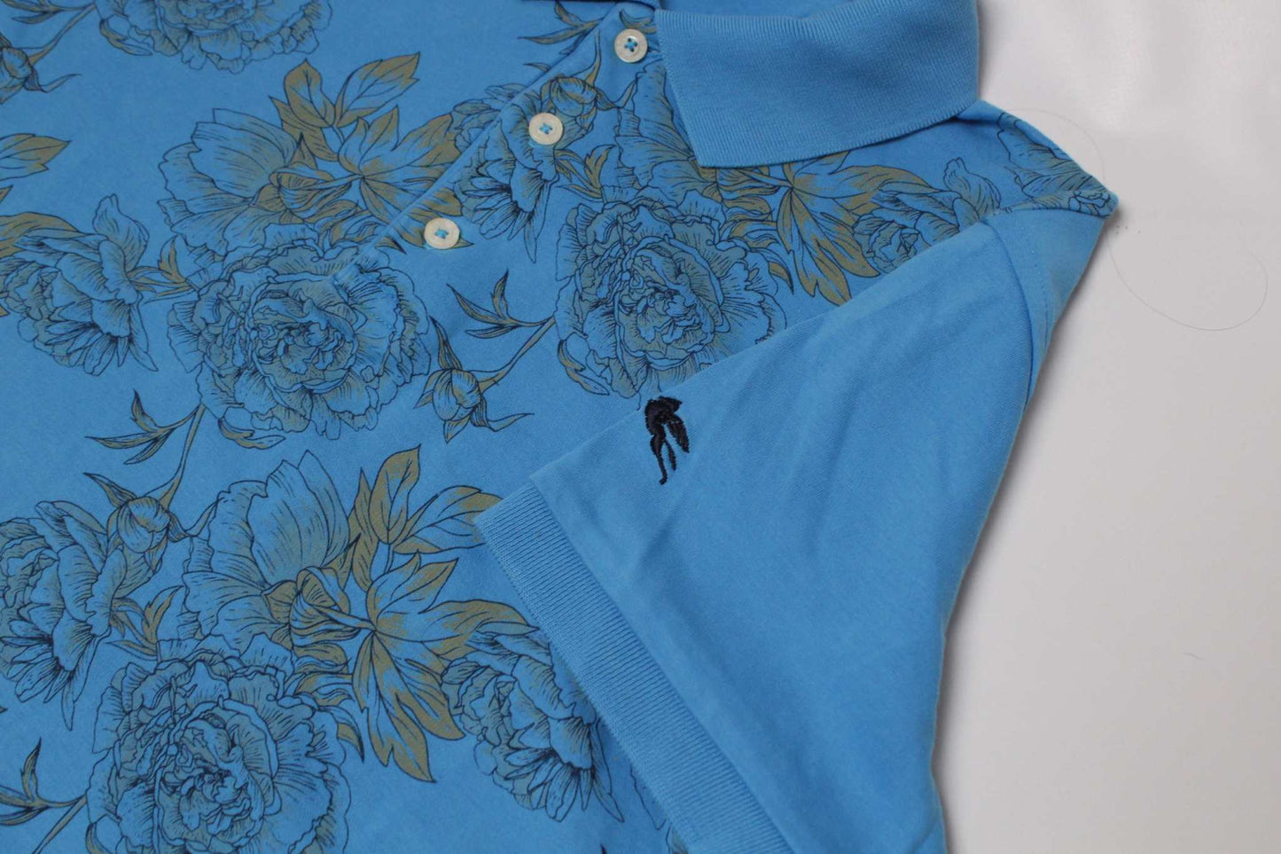 ETRO "Flower" Polo Blue | LAYZSSHOP | Etro