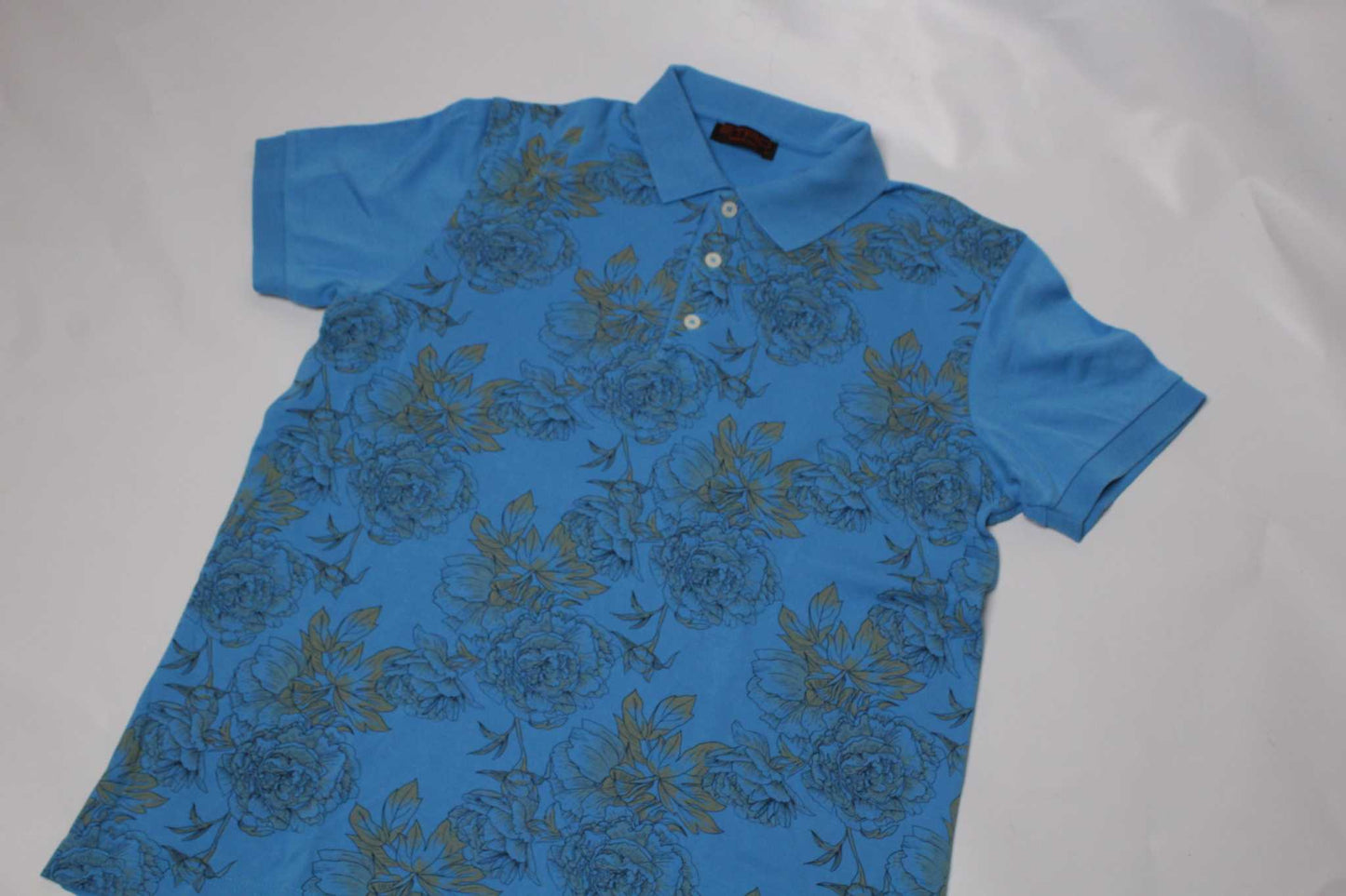 ETRO "Flower" Polo Blue | LAYZSSHOP | Etro