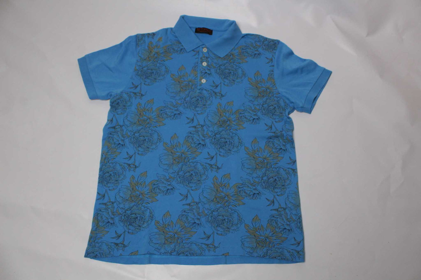ETRO "Flower" Polo Blue | LAYZSSHOP | Etro