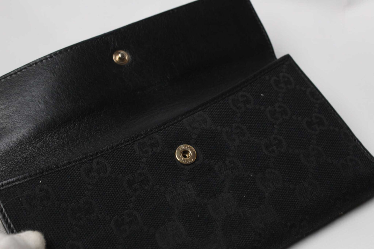 GUCCI Longwallet Black Goldheart | LAYZSSHOP | Gucci