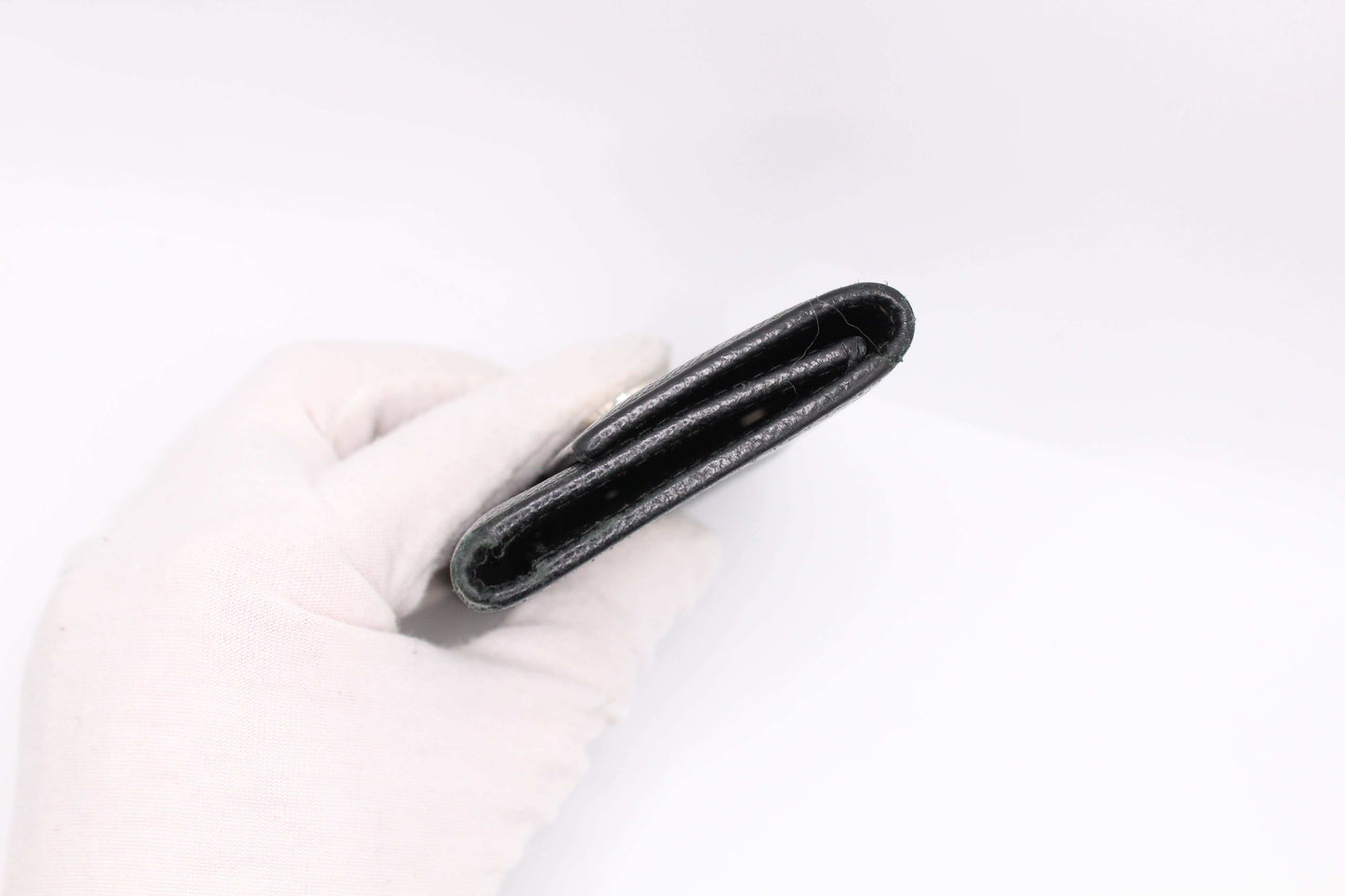 BVLGARI Keyholder Black leather, 5x8cm size, in 8/10 condition.