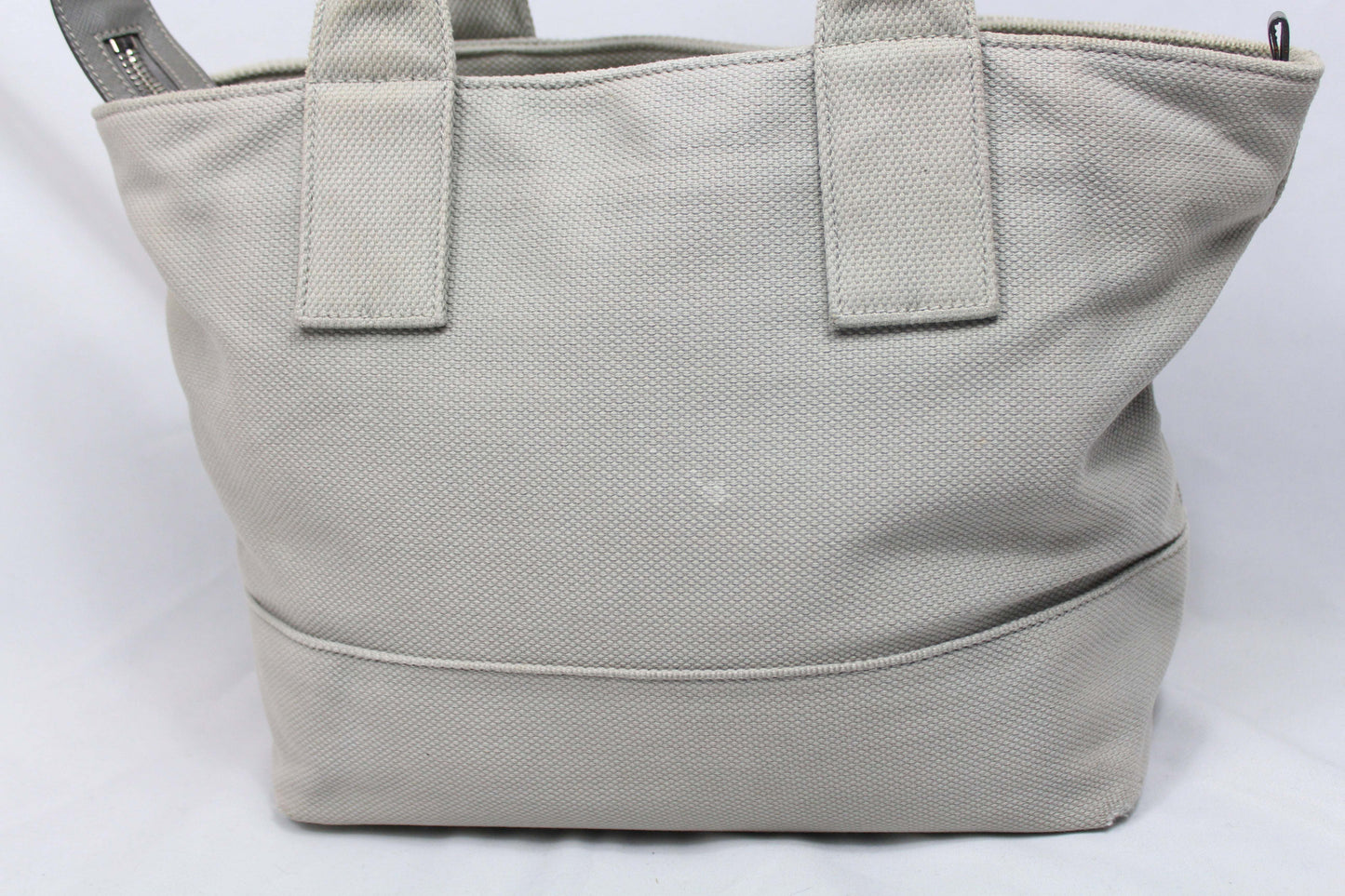 Prada "Luna Rossa" Shopper bag, beige, 39x24x10cm, good condition with light wear.