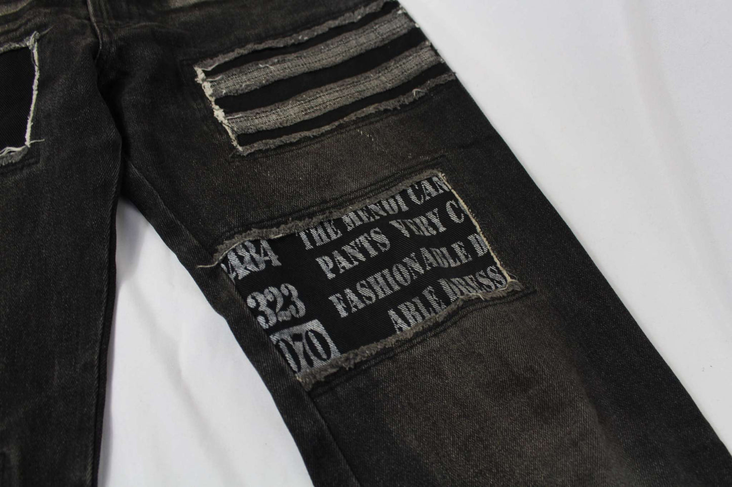 In The Attic Black Denim Jeans - Hose