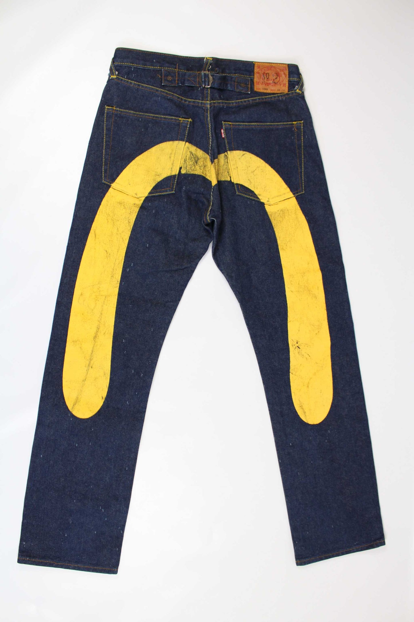 Evisu Denim Jeans Yellow DaicockEvisu Denim Jeans Yellow Daicock | LAYZSSHOP | Evisu
