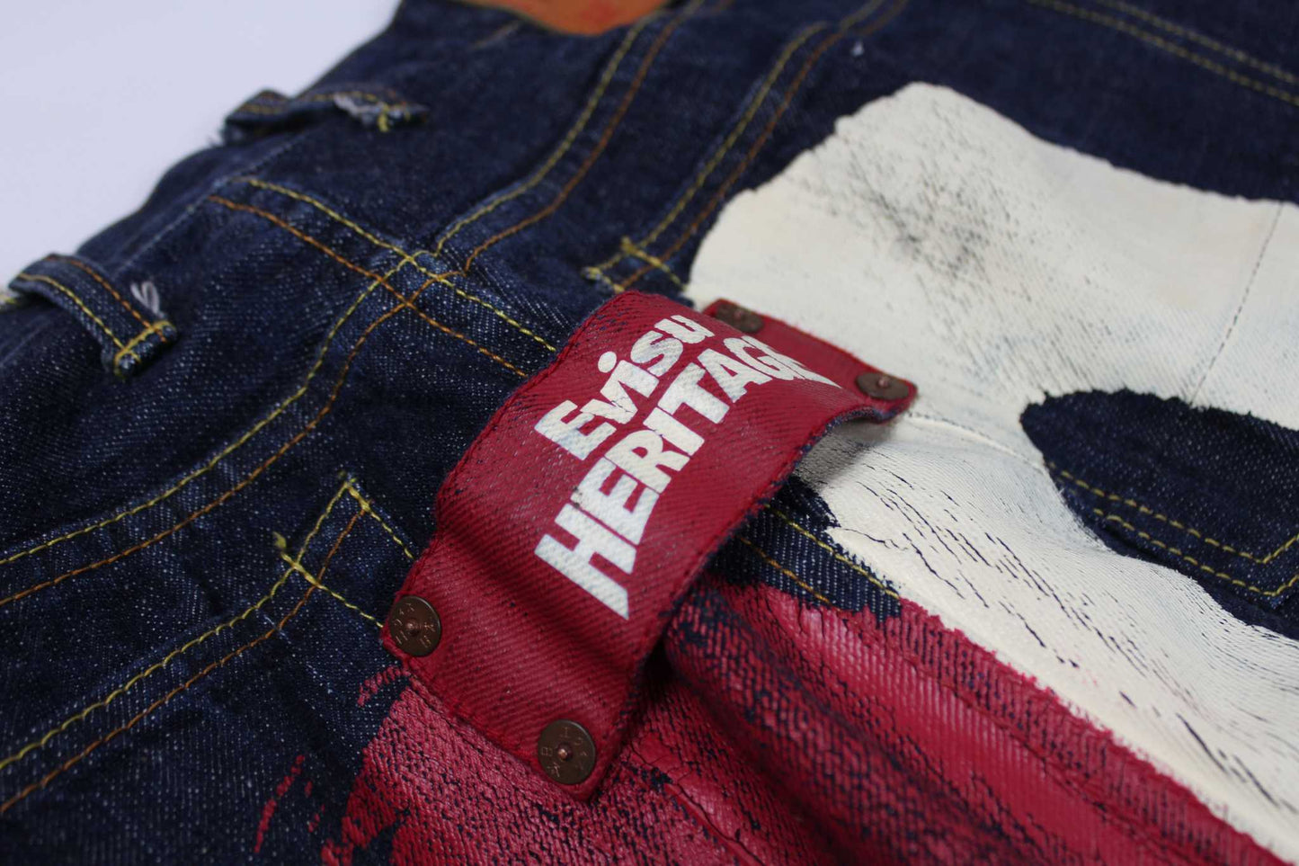 Evisu Denim Jeans Daicock SelvedgeEvisu Denim Jeans Daicock Selvedge | LAYZSSHOP | Evisu
