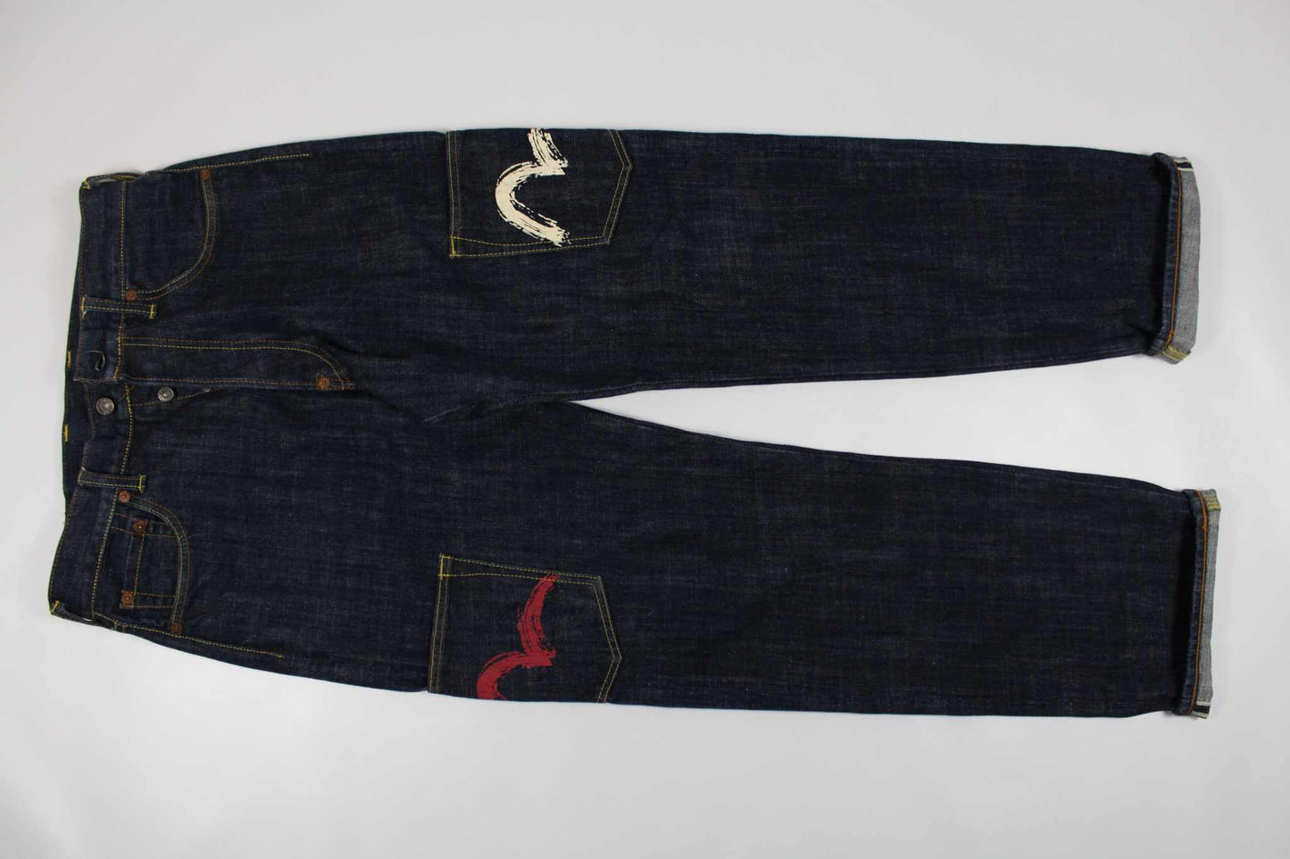 Evisu Denim Jeans Daicock SelvedgeEvisu Denim Jeans Daicock Selvedge | LAYZSSHOP | Evisu