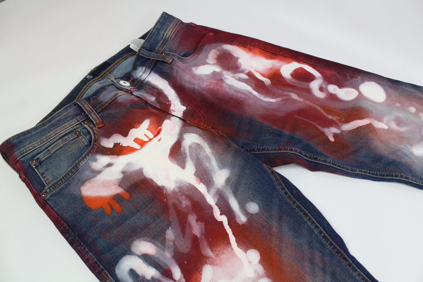 Denim Hand Painted Custom - Hose
