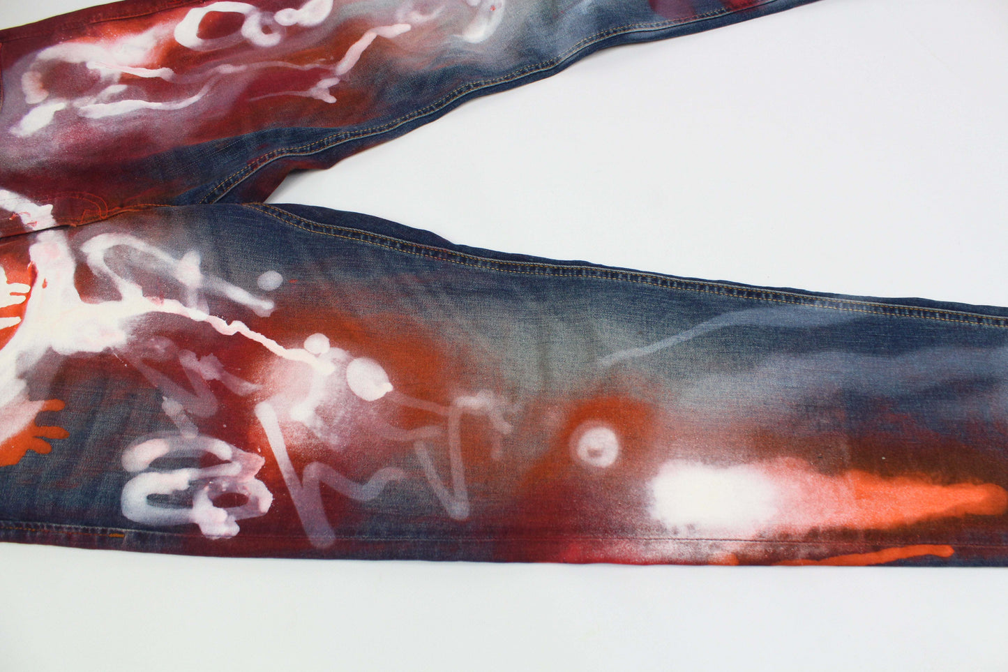 Denim Hand Painted Custom - Hose