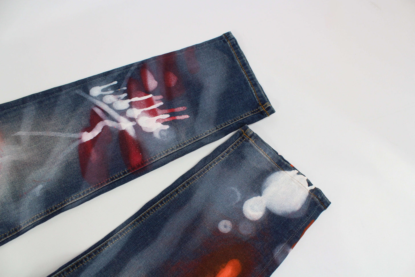 Denim Hand Painted Custom - Hose