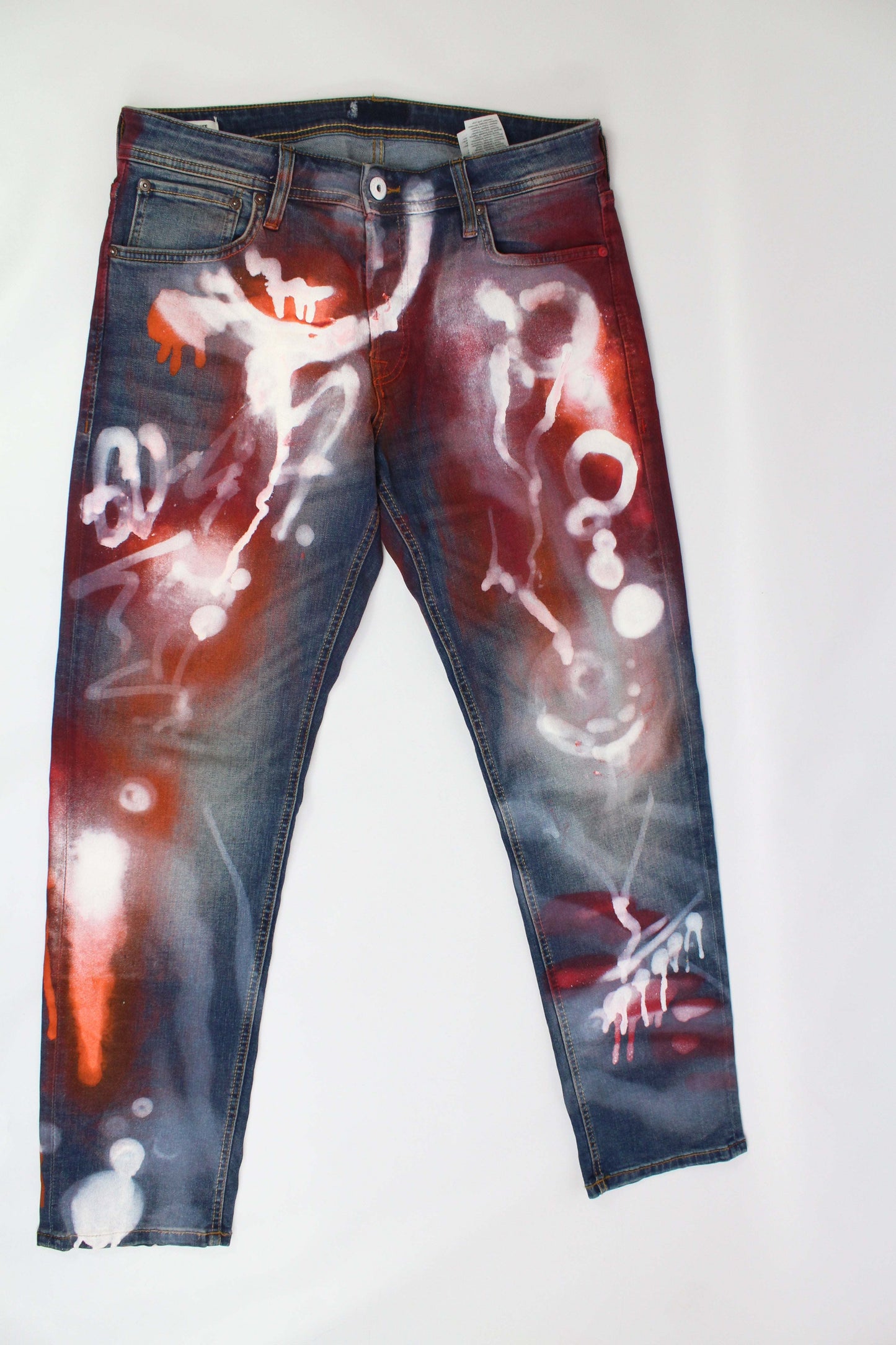 Denim Hand Painted Custom - Hose