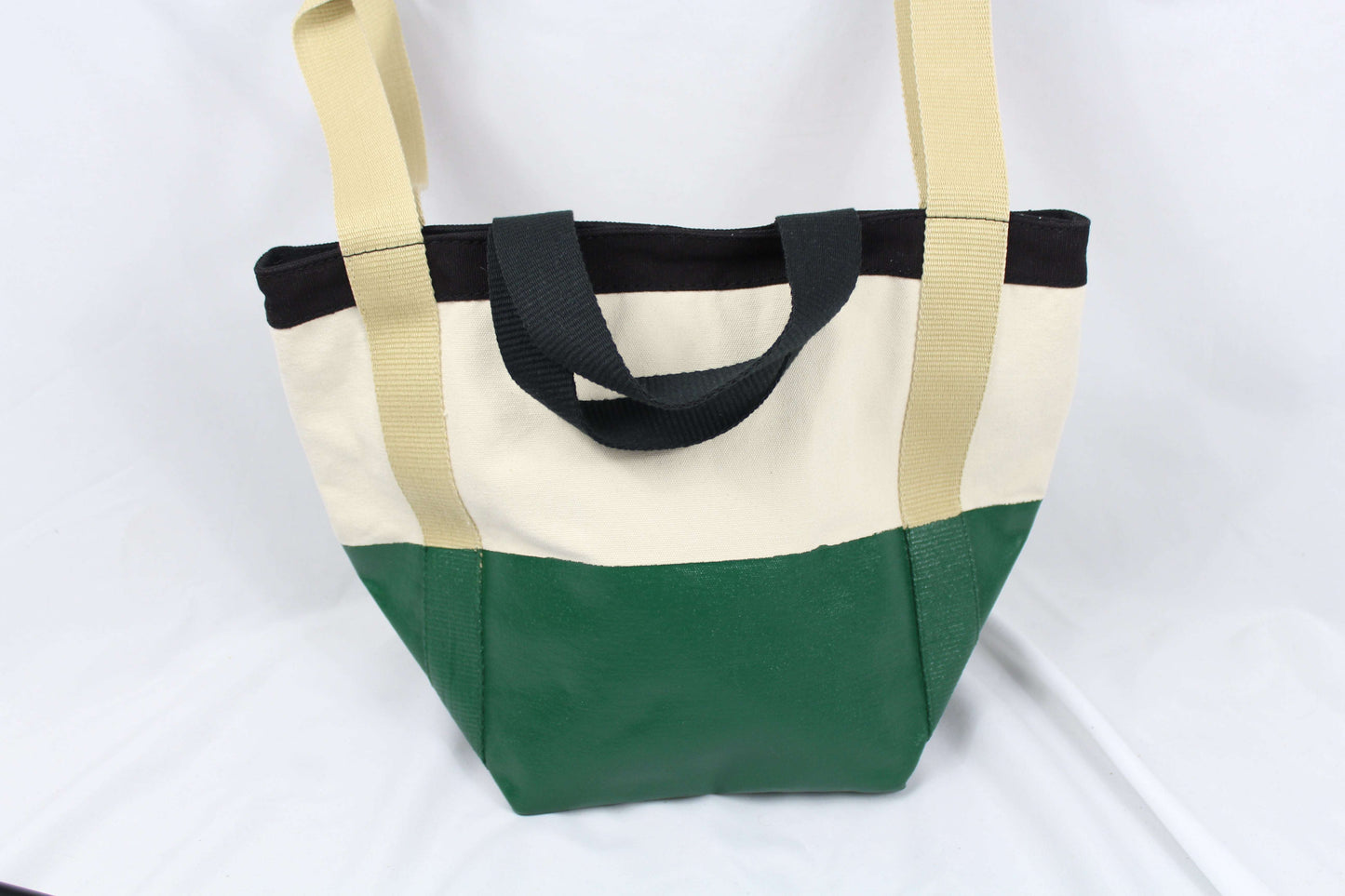 Vivienne Westwood handbag, green and beige, 40x30x20 cm, like new condition.