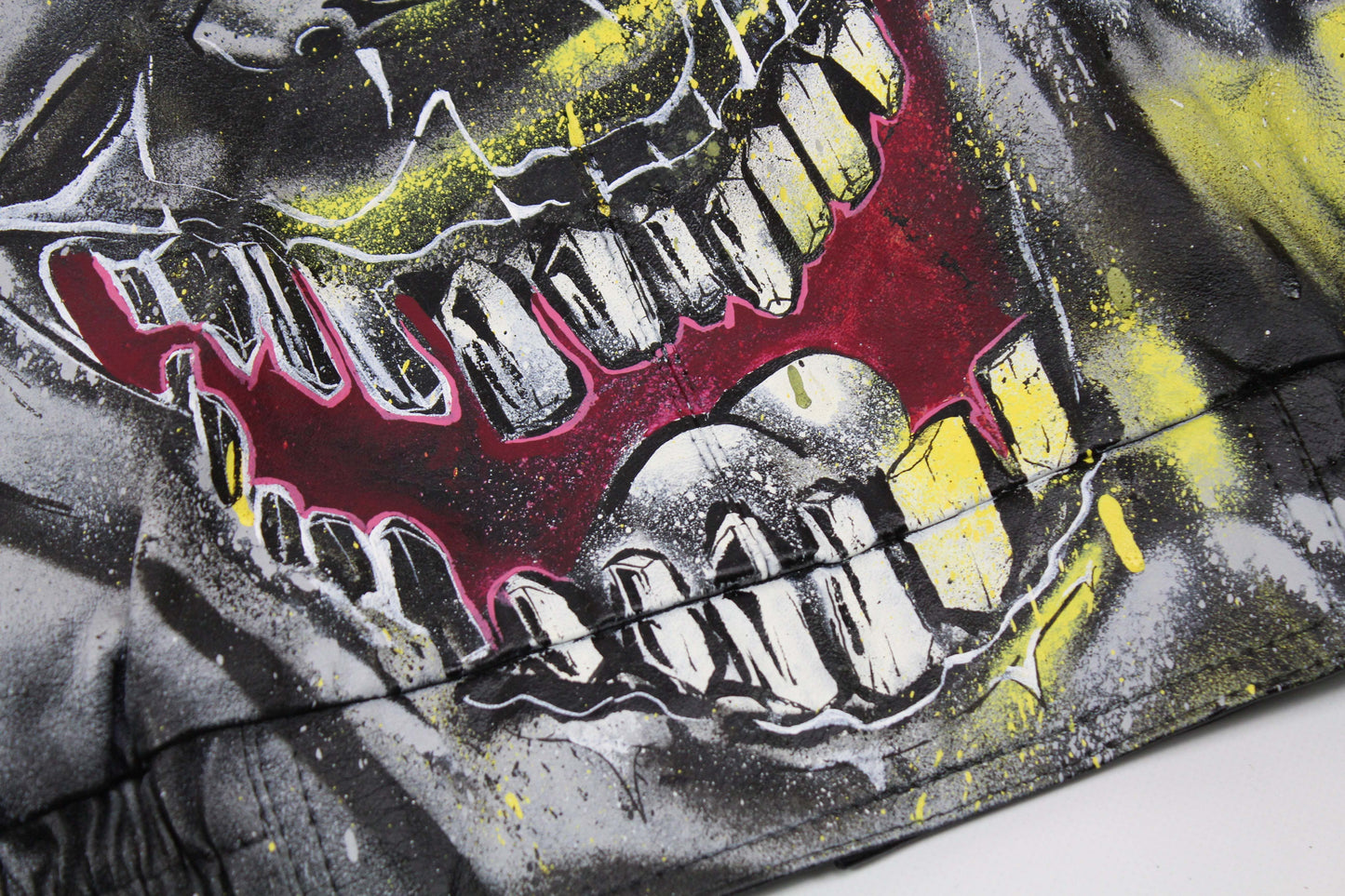 Hand Painted Custom Leatherjacket 1/1 | LAYZSSHOP | Vintage Vintage