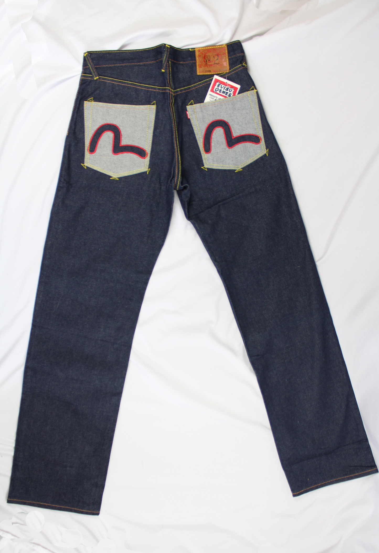 Evisu Denim Red Seagull Silver Pocket | LAYZSSHOP | Evisu