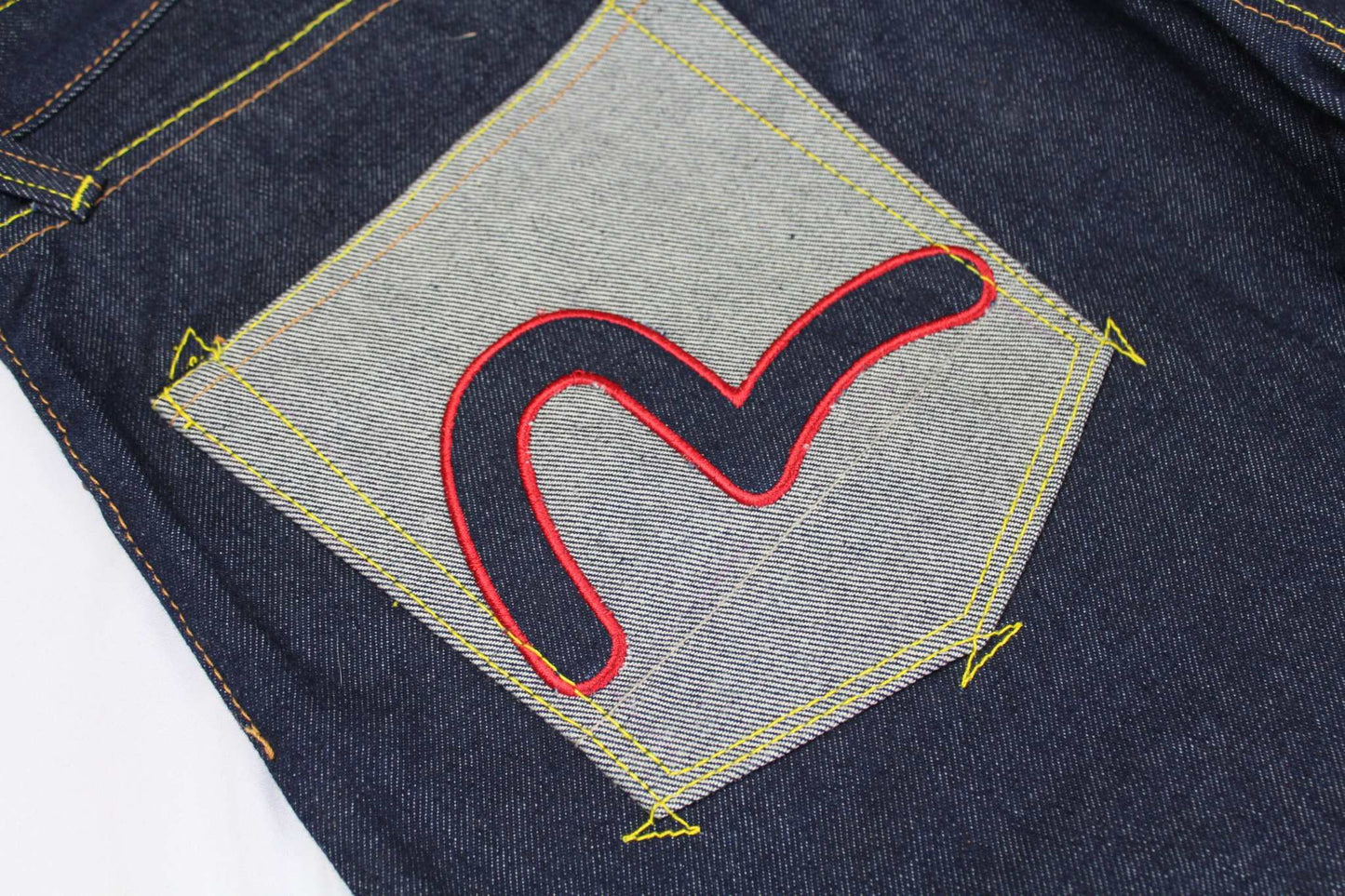 Evisu Denim Red Seagull Silver Pocket | LAYZSSHOP | Evisu