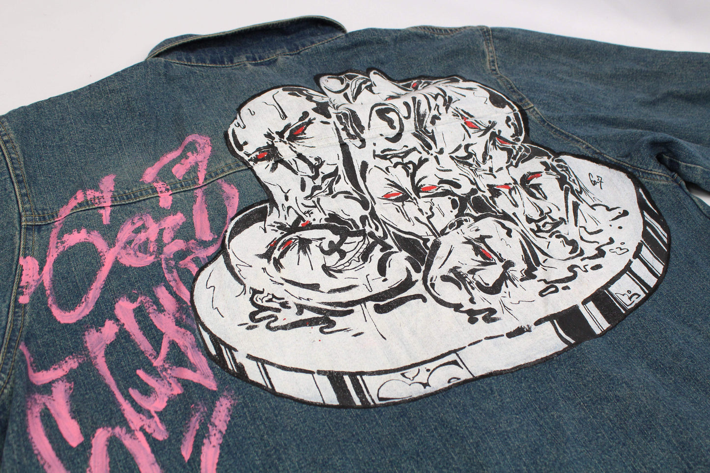 Hand Painted Custom Jeansjacket 1/1 | LAYZSSHOP | Vintage Vintage
