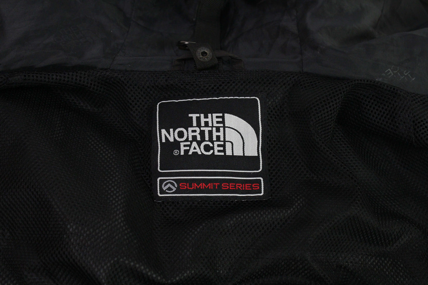 THE NORTH FACE Gore Tex Jacket, black, XL, condition 7/10 with zipper wear.