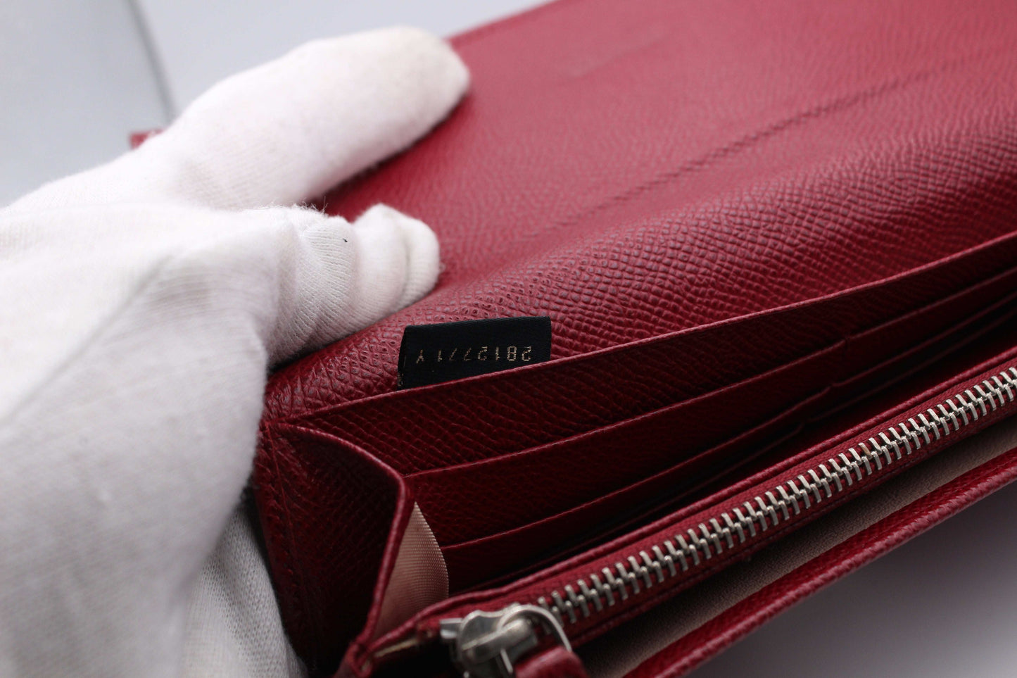 BVLGARI Longwallet Bordeaux - Portmonee