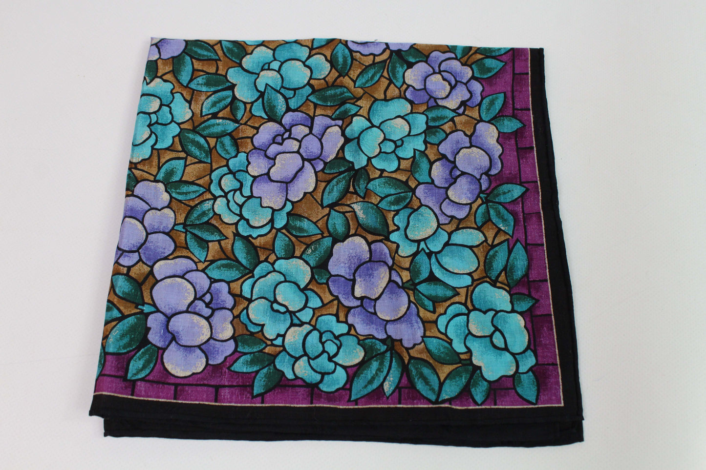 MILA SCHÖN Scarf Green/Blue - Bandana